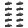 BESPORTBLE 10 Sets Brake Pads Bike Wheel Pad Accessories Mountain Bike Brake Padsds Caliper Brake Pad Wear-Resistant Brake Pads Bike Caliper Brake Pads Bike Supplies Black Metal Rubber BMX