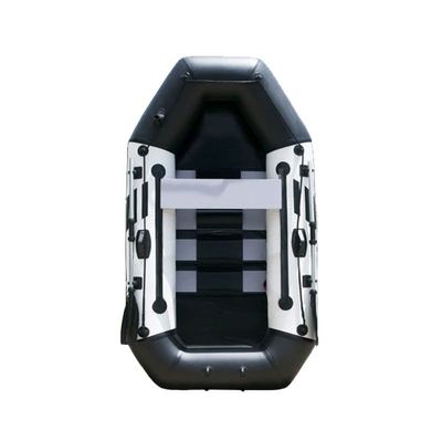 2 Adult 3 Person Inflatable Boat for Fishing and Recreation, 485 Lbs Capacity, Large Foot Pump Included, Ideal for Kayaking and Boating