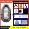 Premium Inflatable Kayak, 230Cm, 249Cm, 260Cm, Durable Hovercraft with Reinforced Bottom for Fishing and Boating(Size:249CM) view 2