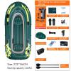 Enjoy Fishing and Leisure with Our 2,3,4,5 Person Inflatable Kayaks, Durable and Self-Contained Air Chamber Inflatable Boats(Color:GG) view 2