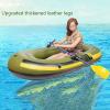 DFT Portable Inflatable Boat for Fishing and Kayaking, 195CM115CM 2 Persons Inflatable Kayak Including Manual Air Pump and Paddle view 2