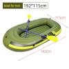 DFT Portable Inflatable Boat for Fishing and Kayaking, 195CM115CM 2 Persons Inflatable Kayak Including Manual Air Pump and Paddle view 4