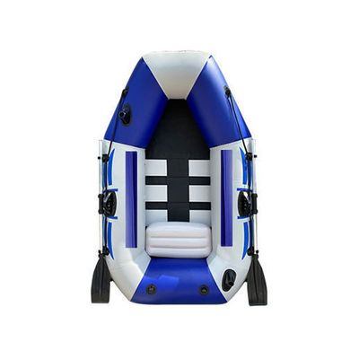 Inflatable Rubber Boats, 1.75M and 2M Standard, Luxury Options, Independent Air Chamber, Wood, Brushed Bottom, Wear-Resistant Speedboat(Size:1.75 Standard)