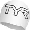 TYR Adult Wrinkle Free Silicone Swim Cap for Drag Reduction and Hair Protection view 1
