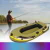 Thickened Environmentally Friendly PVC Fishing Inflatable Boat, Including Manual Air Pump, Paddle, Foldable Design, Convenient for Fishing and Rowing on Water(Size:305CM) view 3