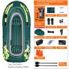 Enjoy Fishing and Leisure with Our 2,3,4,5 Person Inflatable Kayaks, Durable and Self-Contained Air Chamber Inflatable Boats(Color:KK) view 2