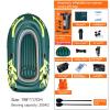 DFT Enjoy Fishing and Leisure with Our 2,3,4,5 Person Inflatable Kayaks, Durable and Self-Contained Air Chamber Inflatable Boats(Color:BB) view 2