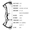 Sanlida 2024 Dragon 10 Flagship Top of The Line Hunting Compound Bow for Adults and Advanced Archers, IBO Speed 340 FPS, Limited Life-time Warranty 27"-30" Draw Length, 60-70lbs Draw Weight, Black view 4