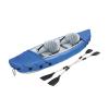 PVC Inflatable Kayak with Hand Pump and Paddle, Heavy Duty Fishing Boat for 2 Persons, 322X88cm, Ideal for White Water Rafting and Boating Adventures view 2