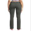 BUBBLELIME 29"/31"/33"/35"/37" Women's Straight Legs Yoga Pants Tummy Control - Straight Leg Back Pockets_OLIVEGRAY XS_29" Inseam view 3