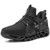 Ezkrwxn Walking Shoes for Women Running Shoes Mesh Breathable Slip on Ladies Gym Workout Athletic Tennis Jogging Sneakers All Black Size 8 view 2