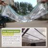 Waterproof Transparent Tarpaulin Outdoor Reinforced Clear Tarp Sheet Cover for Furniture Camping Garden Rainproof Canopy Tent with Grommets, 1.5x1.8m (Size : 1.2x2m) view 3