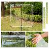 Waterproof Transparent Tarpaulin Outdoor Reinforced Clear Tarp Sheet Cover for Furniture Camping Garden Rainproof Canopy Tent with Grommets, 1.5x1.8m (Size : 1.2x2m) view 4