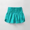 Youth Girls Athletic Shorts Soccer Shorts Basketball Shorts Kids Running Shorts Workout Gym Clothes (Green, 11-12 Years) view 3