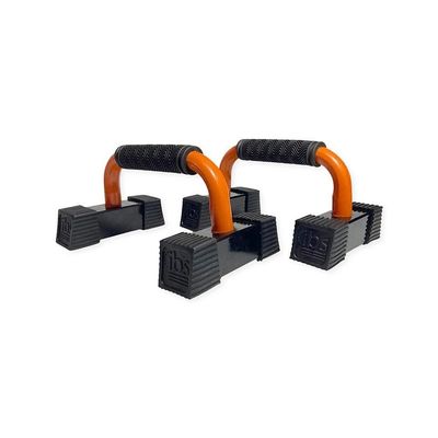 Home Workout Push Up Bar Heavy Duty Stand Steel with Comfortable PVC Soft Grip and Non-Slip Bars - Safe, Heavy, Sturdy Gym & Home Exercise
