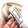 CRAFTMEMORE 1.5 Inches Cotton Webbing Strap, Two Tone Heavy Webbing for Arts and Crafts, Luxury Bag Strap (2 Yards, Red-Tan) view 2