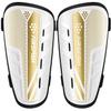 AIRSFISH Soccer Shin Guards, Kids Youth, Small, White+Gold CE Certified, Adjustable Loop Buckle, Breathable Comfortable 1 Pair view 1