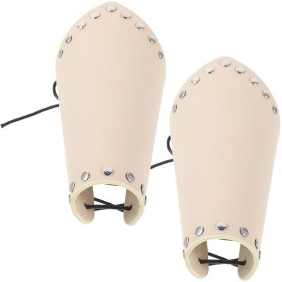 Toddmomy 1pair Leather Arm Guards for Archery Lightweight Arm Sleeve for Hunting and Outdoor Sports and Comfortable Design Suitable for Adults and Youth