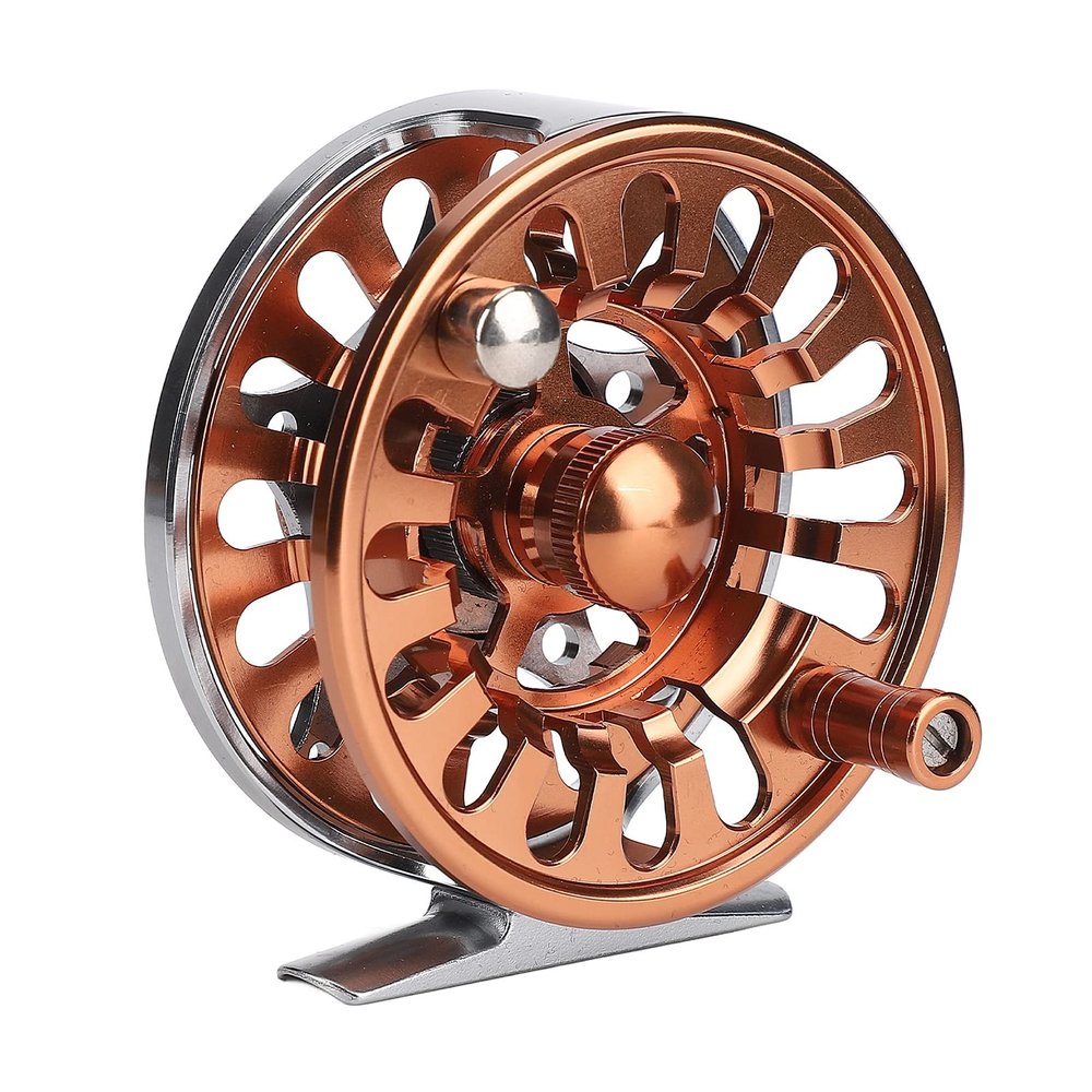 Yuecoom Fly Fishing Reel, 3 Bearing CNC Machined Aluminium Alloy 5/6 Lightweight Fly Reel