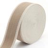 CRAFTMEMORE 1 1/2 Inches Cotton Webbing Strap, Two Tone Heavy Webbing for Arts & Crafts, Luxury Bag Strap (2 Yards, Tan-Ivory) view 1