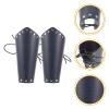 Toddmomy 1pair Portable Leather Arm Guard for Archery Wear-Resistant Forearm Protector Lightweight and Convenient for Outdoor Hunting and Practice view 2