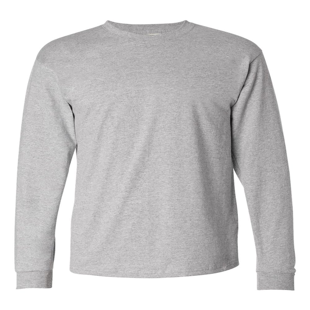 Closetster Unisex Authentic Long Sleeve T-Shirt, Light Steel, XX-Large - 5586