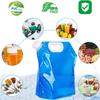 Kuuleyn Water Bag, Collapsible Water Container Bag, 3L Portable Camping Hiking Folding Water Storage Lifting Bag for Survival Outdoor Travel Blue view 4