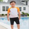 KGKE Boys-Swim-Jammers Youth-Athletic Swimming-Shorts Quick-Dry - with Drawstring Kids Soft Swimsuits UPF 50+(Black,S) view 4