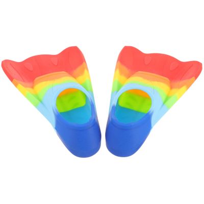 BESPORTBLE 1pair Boy Girl Silicone Swimming Fins for Snorkeling and Diving Lightweight Comfortable and Flexible Flippers for Youth Training Swimming and Recreation for Boys and Girls