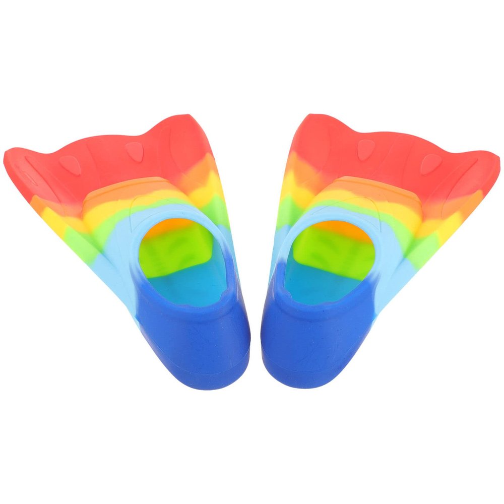 BESPORTBLE 1pair Boy Girl Silicone Swimming Fins for Snorkeling and Diving Lightweight Comfortable and Flexible Flippers for Youth Training Swimming and Recreation for Boys and Girls
