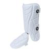 NURIBASE Batter's Leg Guards, Baseball/Softball Leg Guard, Adult and Youth Size - White Youth view 1