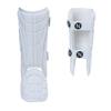 NURIBASE Batter's Leg Guards, Baseball/Softball Leg Guard, Adult and Youth Size - White Youth view 3