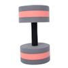 Floating Dumbbell Water Weights Pool Exercise Water Dumbbells Water Aerobics Pool Barbells Dumbbell for Swimming (Gray and red) view 2