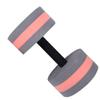 Floating Dumbbell Water Weights Pool Exercise Water Dumbbells Water Aerobics Pool Barbells Dumbbell for Swimming (Gray and red) view 4