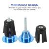 2 Pairs Bicycle Handle Plugs Handlebar Ends Bike Bar End Caps Road Bike Handlebar Plug Cycling Bar End s Handle Locking Caps Cycling Kit Accessory End view 4