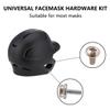 Football Helmet Repair Kit, Helmet Mask Screw Kit, Universal Facemask Hardware Kit, Stainless Steel Sports Helmets Repair Kit, Football Helmet Hardware Kit for Youth Baseball Sports view 4