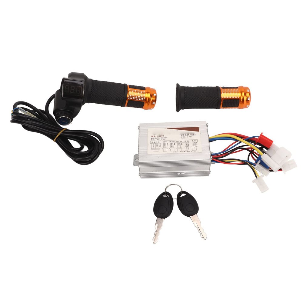 DC48V 800W Brushed DC Motor Speed Controller with Gold All Purpose Grip for Electric