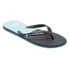 Quiksilver Men's Flip Flop Sandal, Black Blue Black, 6 view 1