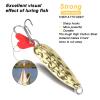 DONQL Spoon Fishing Lures, 16pcs Metal Fishing Spoon Lures Hard Baits Saltwater Fishing Lures Spinner Baits Fish Treble Hooks Tackle Salmon Bass (Set A) view 3