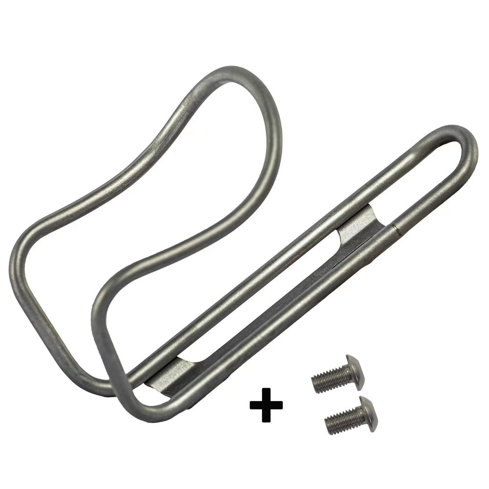 Bike Water Bottle Cage, Titanium Lightweight Bicycle Water Bottle Holder for Outdoor Cycling, Suitable for BMX, Road, MTB Mountain Bike