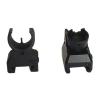Tactical Low Iron Steel Front & Rear Sight Set Picatinny Diopter Metal Scope view 3