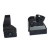 Tactical Low Iron Steel Front & Rear Sight Set Picatinny Diopter Metal Scope view 4