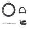 Micro Keychain Pill Holder+TISUR Titanium Round Carabiner Clip view 4