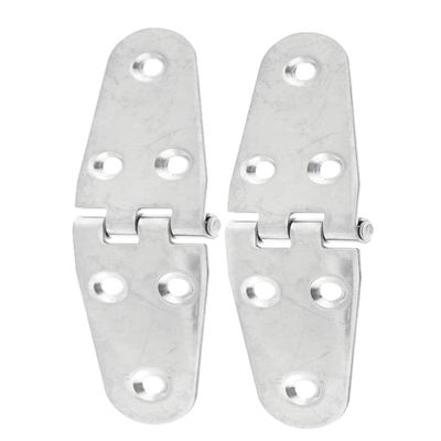DEPILA 2/4PCS Stainless Steel 316 Marine Hardware Casting Hinge Door Hinge for Boat Yacht RV- Size144X39mm Lock