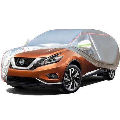 ACHETE Car Covers are Suitable for Nissan Murano Hybrid Platinum/SL,Water, Rain, Sun and Snow Resistant Oxford Fabric Car Cover,with Side Door Zip (Color : White, Size : Platinum)