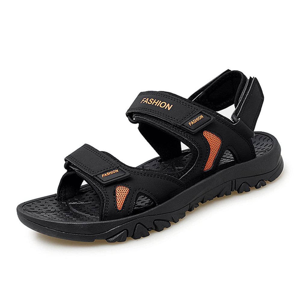 CHUUMEE Men's Sandals Hiking Water Beach Sports Outdoor Sports Arch Support Summer Sandals (Black,9)