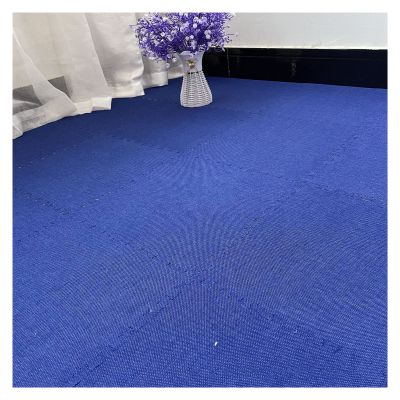 9/10/12/16 Tiles Foam Flooring, Interlocking Foam Tiles 12x12 Inches, Linen Puzzle Play Mats, Interlocking Foam Tiles for Indoor Outdoor(Size:16 Tiles,Color:Dark Blue)
