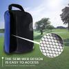 Sport Golf Shoe Bag, Zippered Golf Shoes Storage Bag Breathable Golf Shoes Travel Bag for Men Women (Blue Shoes Bag) view 2