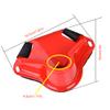 Dilwe Fighting Rod Pole Holder, Adjustable Waist Fishing Rod Fighting Belt Fishing Holder Belt Tackle Accessories for Outdoor Fishing (Red) view 2