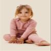 Mori Baby Unisex Premium Leggings in Ribbed Rose - Casual Stretchy Pants with Stylish Cuffs and Elastic Waist - Viscose from Bamboo and Cotton Blend - 3-6 Months view 2
